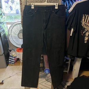 black Lee jeans